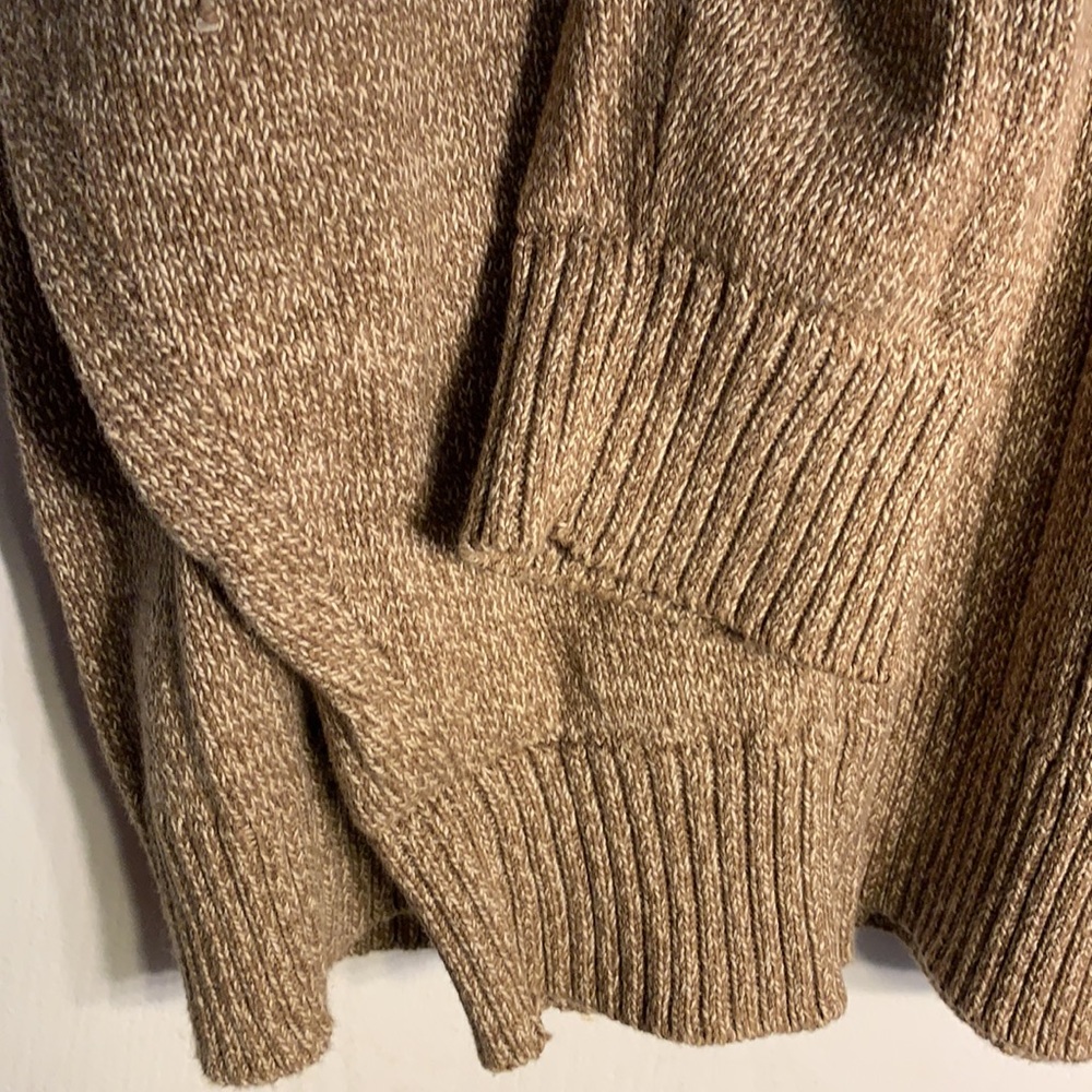 Northwest Territory Beige Pullover Zip-Up Sweater Men’s XL - Picture 8 of 8